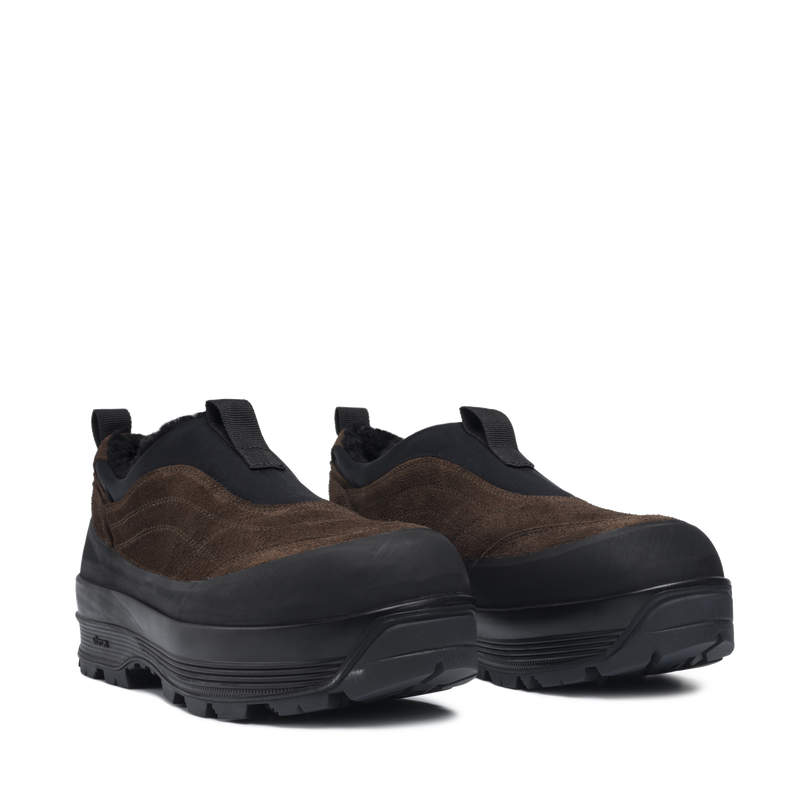 Badia Basso Shearling Bison Suede M